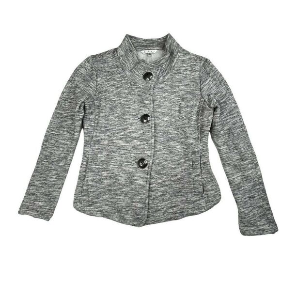 CAbi Hourglass Sweatshirt Jacket  Gray - Picture 2 of 8